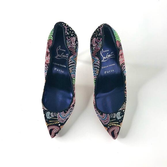 *NEW Christian Louboutin Hot Chick Limited Edition Crystals Embellished Pumps 36 - Picture 2 of 12